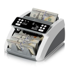 Money Counter Machine with Value Count for USD and EUR, UV MG IR DD MT Counte…