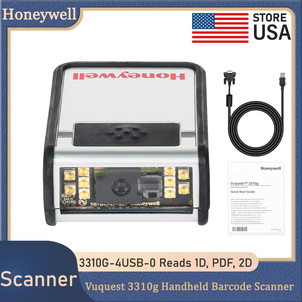 Honeywell USB 2D Barcode Scanner Wired Vuquest 3310G 1D QR Code Reader