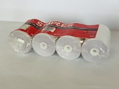 Staples 2 1/4 x 85, 8 Paper Rolls Calculates, Cash Registers and Adding Machines