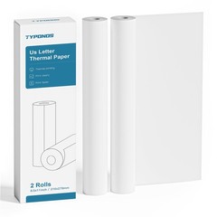 D820 Thermal Printer Paper 8.5 x 11 Inch, Continuous Thermal Paper Roll, US L…