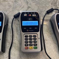 Lot of 3 First Data FD-35 Credit Card Pin Reader Card Read POS USED