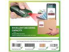 NETUM Bluetooth 1D Barcode Scanner 3in1 Wireless Warehouse Inventory Green E740