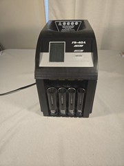 FS-4DA Fast Sort Auto Coin Sorter Counter, missing front plate, TESTED & WORKING