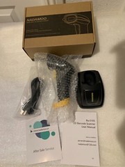 NADAMOO Wireless Barcode Scanner Bur310 , Charging Cradle, Read 1D, 2D, QR Code