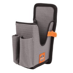 Industrial Gray Barcode Scanner Holster with Belt Clip for Quick Access