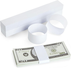 Money Bands – Secure Bundling & Cash Wrappers – Customizable Blank Currency Band