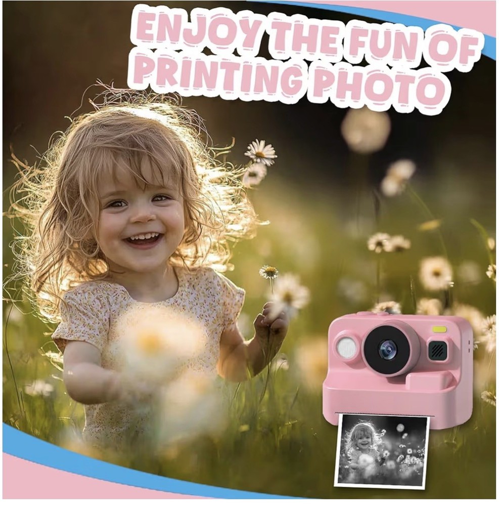 Thermal Paper for Kids Camera Instant Print, 57x25mm Instant Print Paper 20pack