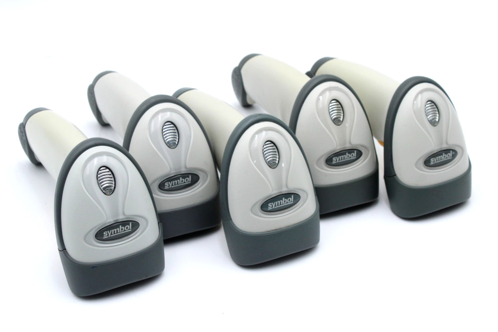Symbol Barcode Scanner LS2208-SR20001R Scanner Only *Lot of 5*
