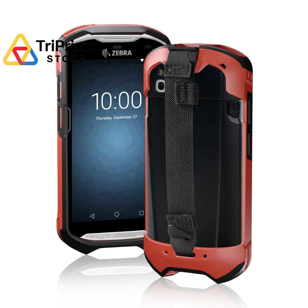 TC51 TC52 TC56 TC57 TC510K Case with Hand Strap – Protective & Ergonomic Red