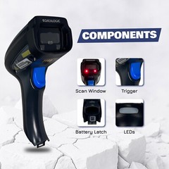 Datalogic PowerScan PM9501 + BC9030 – Industrial 910MHz Wireless Barcode Scanner