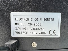 PROFESSIONAL🥇XD-9005 Automatic Electronic Coin Sorter Counter Machine 110V 60Hz