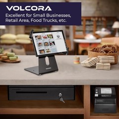 Cash Register Drawer with under Counter Mounting Metal Bracket – 16&Prime; Black Cash