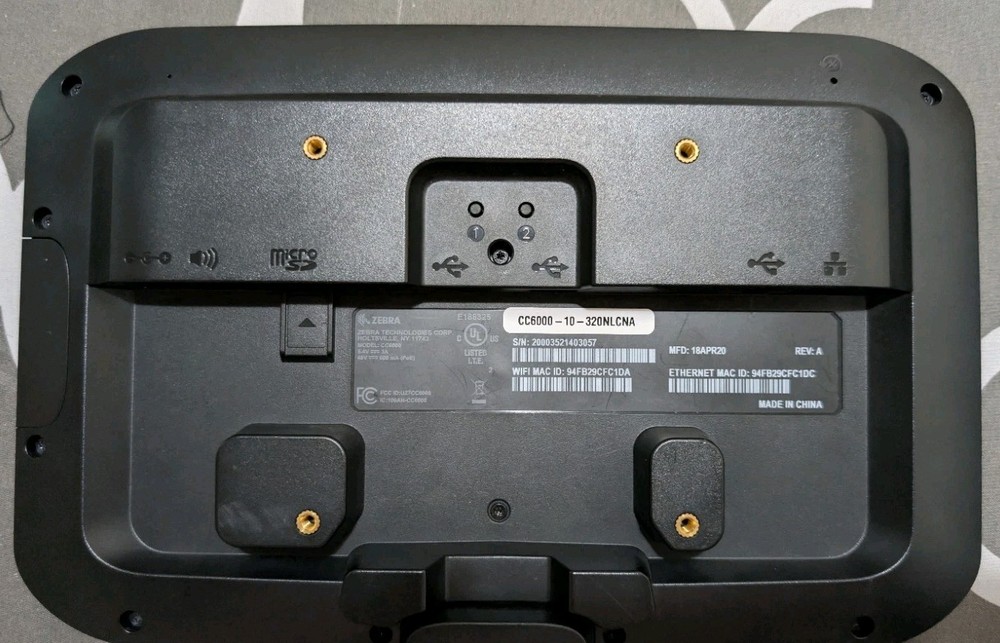 Zebra CC6000,Customer Concierge Android Model/These Were Used With Amazon
