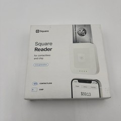 Square Credit Card Reader 2nd Gen Contactless Chip for IOS Android White New