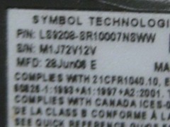Symbol Omnidirectional Scanner – LS9208-SR10007NSWW