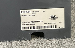 Epson TM-U220B Dot Matrix Receipt Printer with Auto-Cutter Serial Black